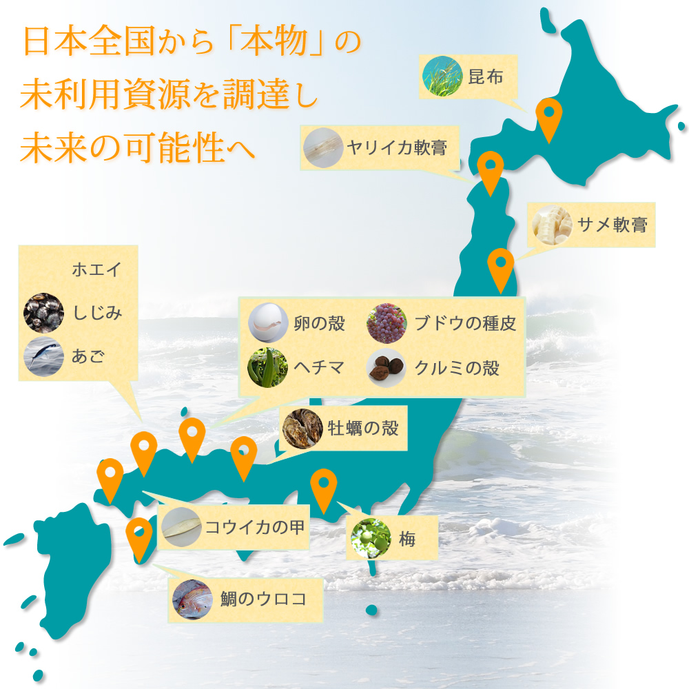日本全国から「本物」の未利用資源を未来の可能性へ